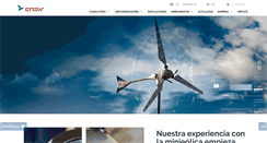Desktop Screenshot of enair.es